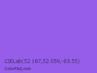 CIELab 52.187,52.059,-63.55 Color Image