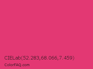 CIELab 52.283,68.066,7.459 Color Image