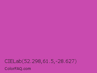 CIELab 52.298,61.5,-28.627 Color Image