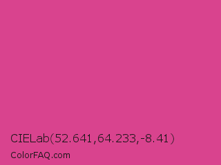 CIELab 52.641,64.233,-8.41 Color Image