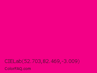 CIELab 52.703,82.469,-3.009 Color Image