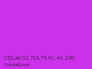 CIELab 52.704,79.91,-61.238 Color Image