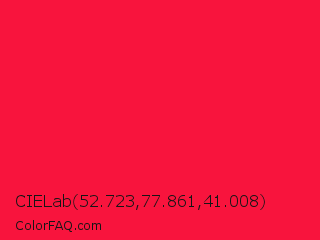 CIELab 52.723,77.861,41.008 Color Image