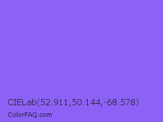CIELab 52.911,50.144,-68.578 Color Image