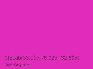 CIELab 53.115,78.025,-32.895 Color Image