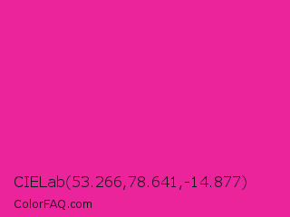 CIELab 53.266,78.641,-14.877 Color Image