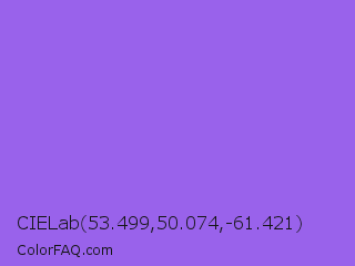 CIELab 53.499,50.074,-61.421 Color Image
