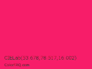 CIELab 53.678,78.517,16.002 Color Image