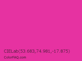 CIELab 53.683,74.981,-17.875 Color Image