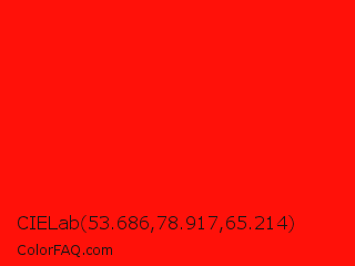 CIELab 53.686,78.917,65.214 Color Image
