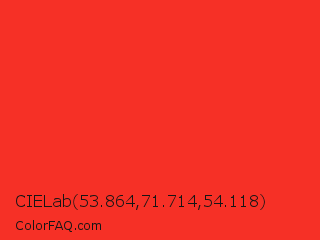 CIELab 53.864,71.714,54.118 Color Image