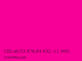 CIELab 53.878,84.632,-11.969 Color Image