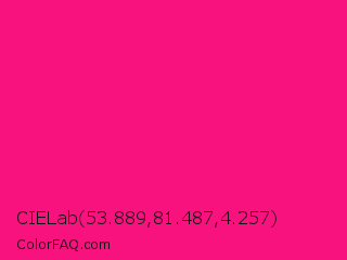 CIELab 53.889,81.487,4.257 Color Image