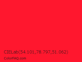 CIELab 54.101,78.797,51.062 Color Image