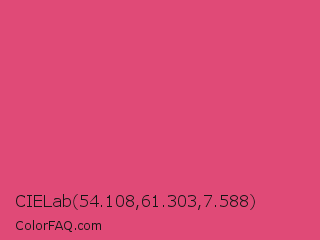 CIELab 54.108,61.303,7.588 Color Image