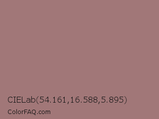 CIELab 54.161,16.588,5.895 Color Image