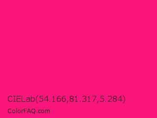 CIELab 54.166,81.317,5.284 Color Image