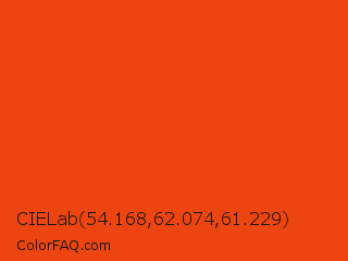 CIELab 54.168,62.074,61.229 Color Image