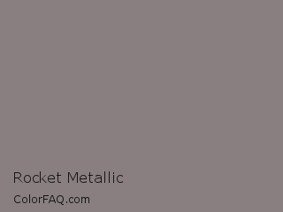 CIELab 54.176,4.359,0.96 Rocket Metallic Color Image