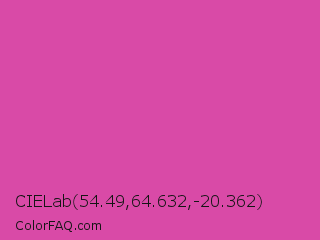 CIELab 54.49,64.632,-20.362 Color Image