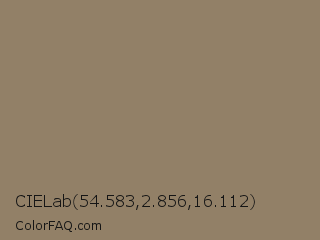 CIELab 54.583,2.856,16.112 Color Image