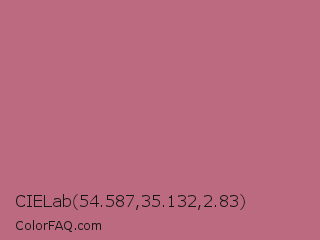 CIELab 54.587,35.132,2.83 Color Image