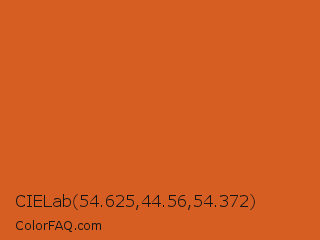 CIELab 54.625,44.56,54.372 Color Image