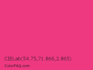 CIELab 54.75,71.866,2.865 Color Image