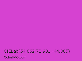 CIELab 54.862,72.931,-44.085 Color Image