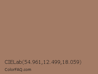 CIELab 54.961,12.499,18.059 Color Image