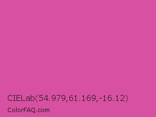 CIELab 54.979,61.169,-16.12 Color Image