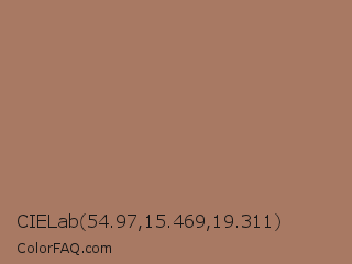 CIELab 54.97,15.469,19.311 Color Image