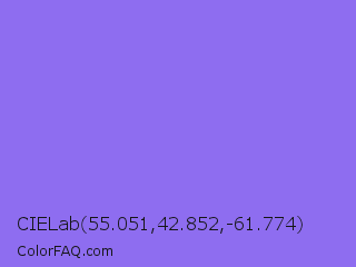 CIELab 55.051,42.852,-61.774 Color Image