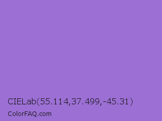 CIELab 55.114,37.499,-45.31 Color Image