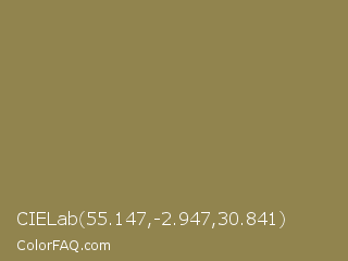 CIELab 55.147,-2.947,30.841 Color Image