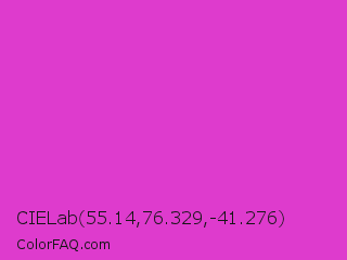 CIELab 55.14,76.329,-41.276 Color Image