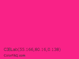 CIELab 55.166,80.16,0.138 Color Image