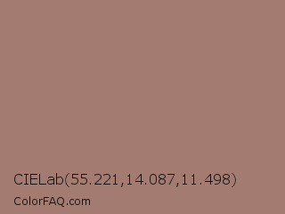 CIELab 55.221,14.087,11.498 Color Image