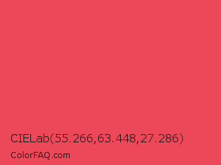 CIELab 55.266,63.448,27.286 Color Image