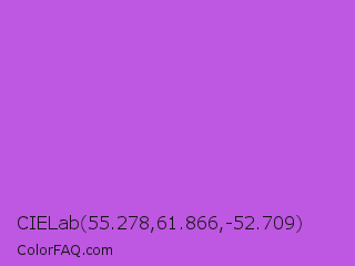 CIELab 55.278,61.866,-52.709 Color Image