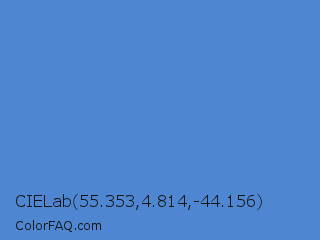 CIELab 55.353,4.814,-44.156 Color Image