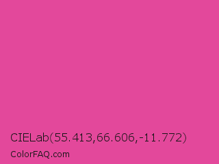 CIELab 55.413,66.606,-11.772 Color Image