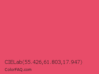 CIELab 55.426,61.803,17.947 Color Image