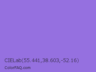 CIELab 55.441,38.603,-52.16 Color Image