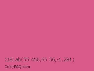 CIELab 55.456,55.56,-1.281 Color Image
