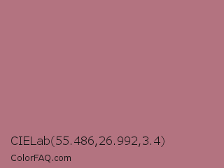 CIELab 55.486,26.992,3.4 Color Image