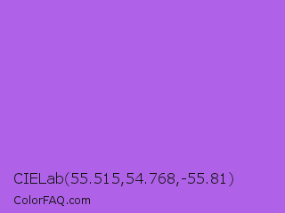 CIELab 55.515,54.768,-55.81 Color Image