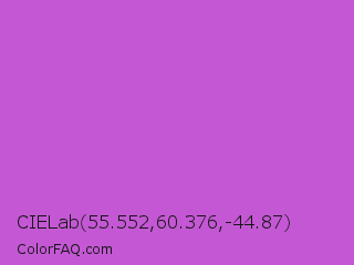 CIELab 55.552,60.376,-44.87 Color Image