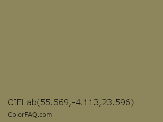 CIELab 55.569,-4.113,23.596 Color Image