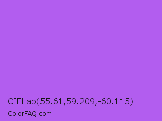 CIELab 55.61,59.209,-60.115 Color Image